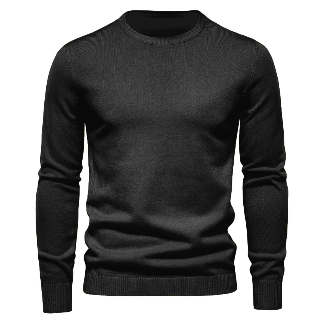 EchtHer - Heren Slim Fit Ronde Hals Trui, Lichte Breiwerk, Heren Trui