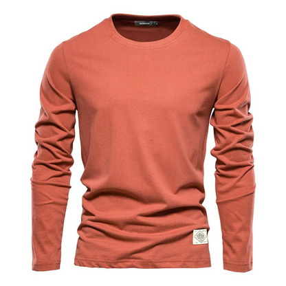 Herbro - Casual Heren Trui met Ronde Hals en Zachte Fleece Voering