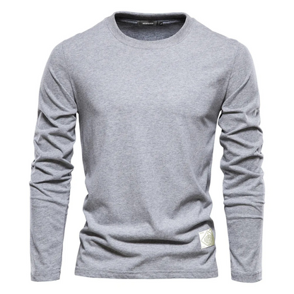 Herbro - Casual Heren Trui met Ronde Hals en Zachte Fleece Voering