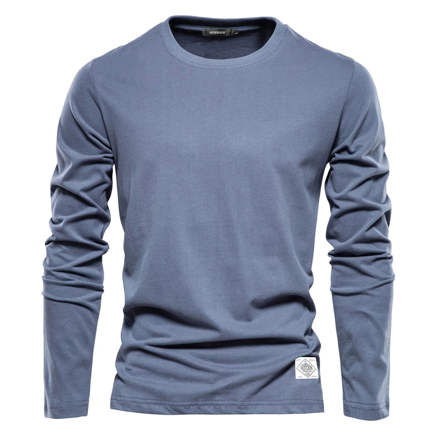 Herbro - Casual Heren Trui met Ronde Hals en Zachte Fleece Voering