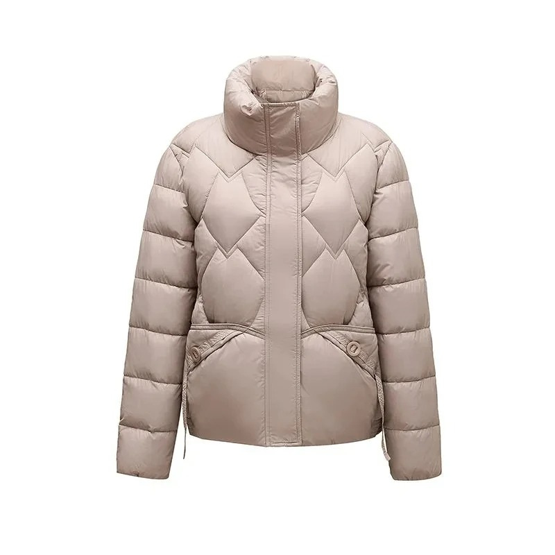 Amareta - Dames Gewatteerd Pufferjack | Elegante Winterjas met Rits | Donsjas Dames